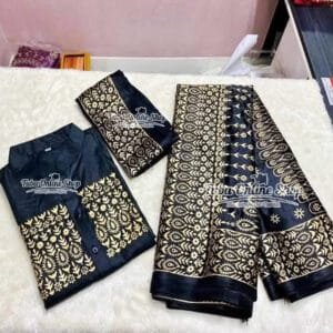 জাপানী সিল্ক কাপল ড্রেস Premium "Couple dress" 3 piece