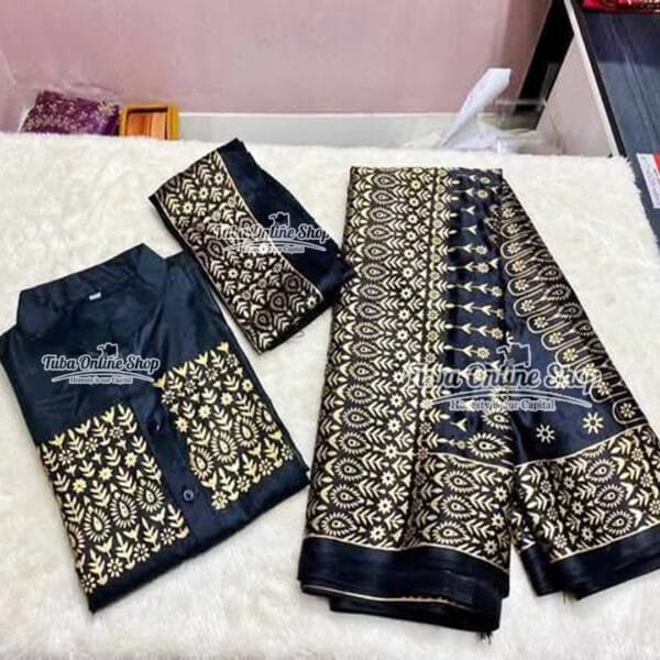 জাপানী সিল্ক কাপল ড্রেস Premium 
