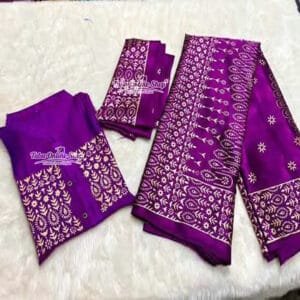 জাপানী সিল্ক কাপল ড্রেস Premium "Couple dress" 3 piece