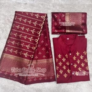 জাপানী সিল্ক কাপল ড্রেস Premium "Couple dress" 3 piece