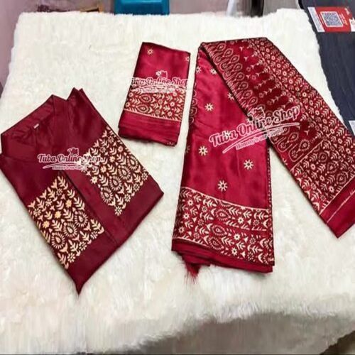জাপানী সিল্ক কাপল ড্রেস Premium "Couple dress" 3 piece